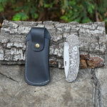 Katlanır Model- 4034 Kurt Gravür İşlemeli Metal Sap