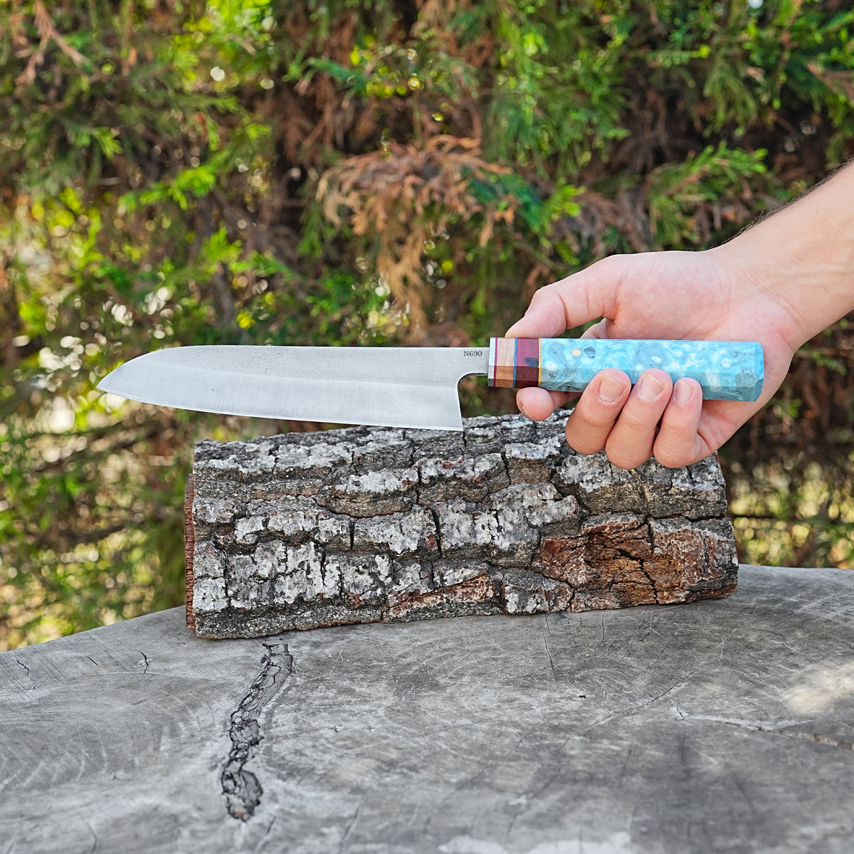 Gyuto Model Profesyonel Şef Bıçağı – N690 Çelik - Epoksi Sap