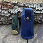 Katlanır Model- Damascus Çelik - Stabilize Sap