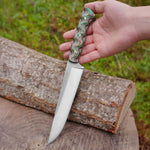 Kelle Bıçağı - N690 Çeliği - Verzalit Sap 29 Cm