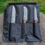 Kesme Bıçağı Seti 3'lü - Dövme Makas Çeliği - Taşıma Çantalı
