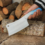 4'lü Kasap Bıçağı Seti + Kesme Tahtası - Paslanmaz Premium Kalite