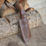 Pati İşlemeli Tanto Av Bıçağı - 24 Cm