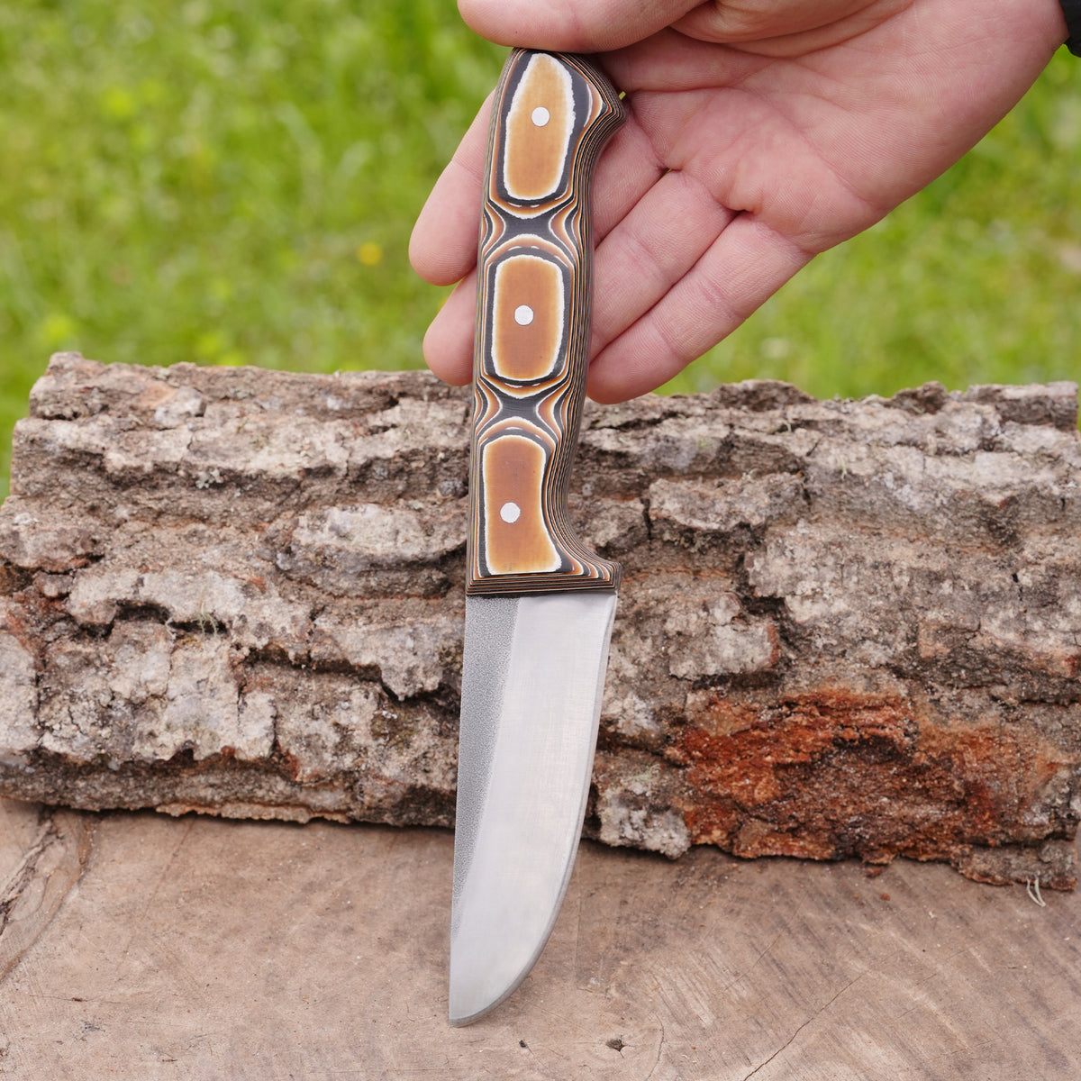 3’lü Kurban - Kasap Bıçağı Seti-Verzalit Sap - N690 Çelik Profesyonel Mutfak Seti