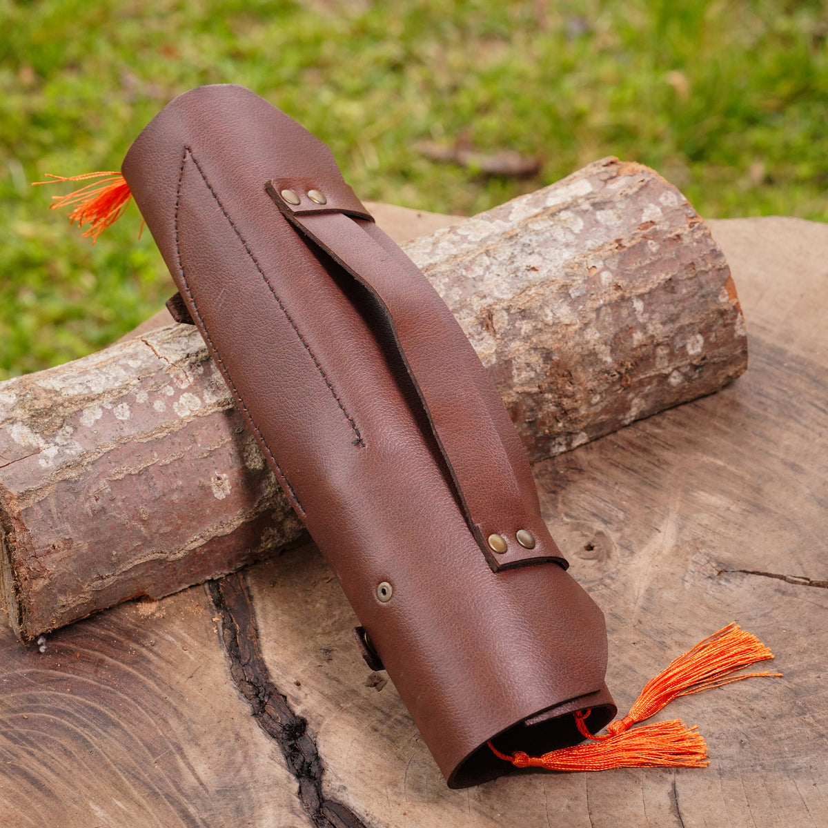 3’lü Sebze Bıçağı Seti - N690 Çelik - Verzalit Sap - Deri Çantalı