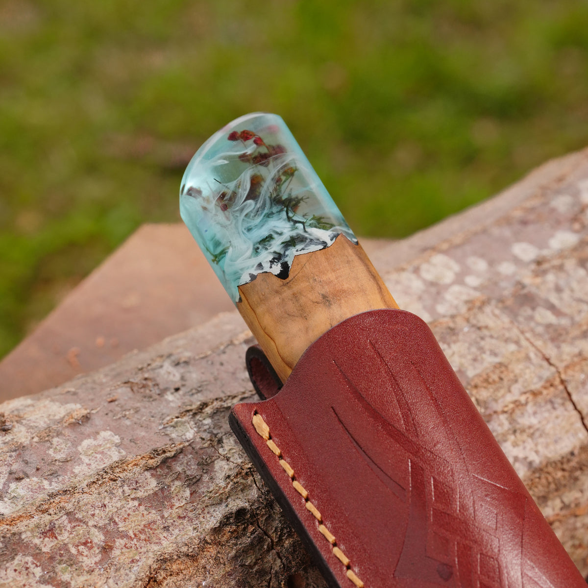 Puukko - Damascus Çelik - Koleksiyonluk ve Hediyelik Bıçak