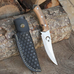 Ay Yıldız İşlemeli Av Bıçağı - 21 cm