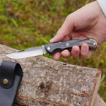 Kemik Sap - N690 Çelik Katlanır Bıçak 20 Cm