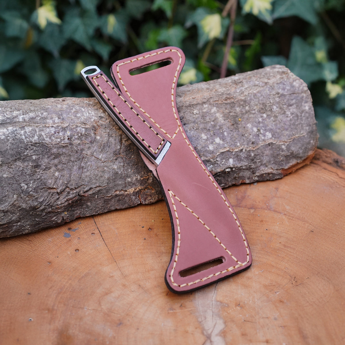 Çeri Model - 20 Cm - Vaketa Deri Saplı Av Bıçağı
