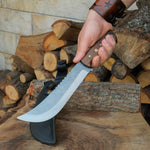 4034 Alman paslanmaz çeliğinden yapılmış, ceviz saplı 35 cm uzunluğunda bıçak