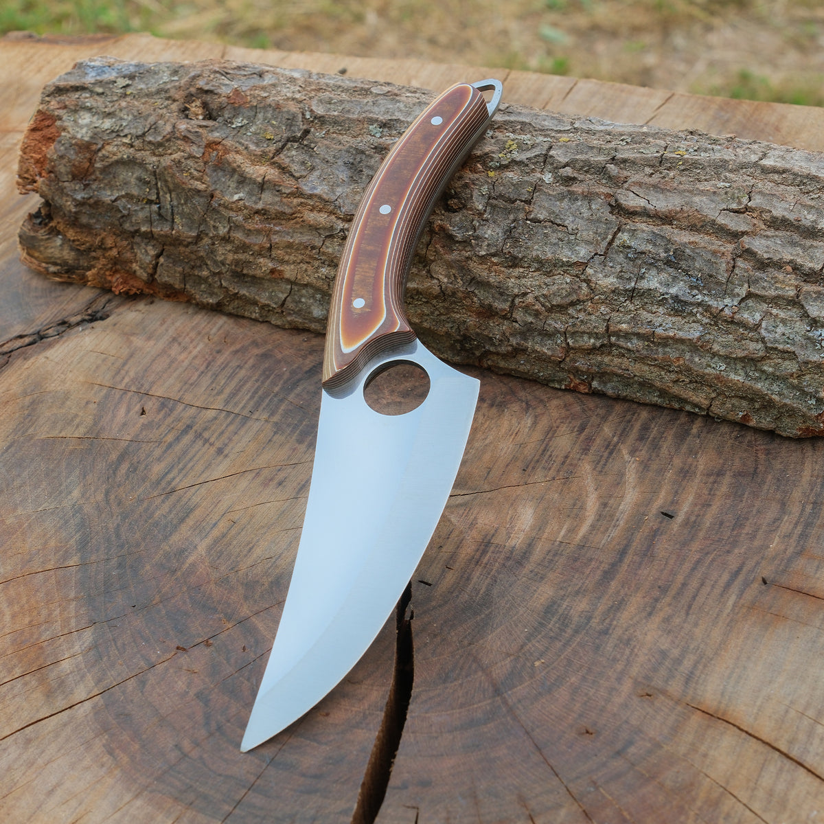 4034 Alman paslanmaz çeliğinden üretilmiş, verzalit saplı bıçak modeli