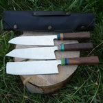 Profesyonel kullanım için estetik ve dengeli tasarımlı şef bıçakları