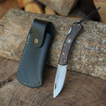 4116 paslanmaz çelikten üretilmiş deri kılıflı outdoor bıçak