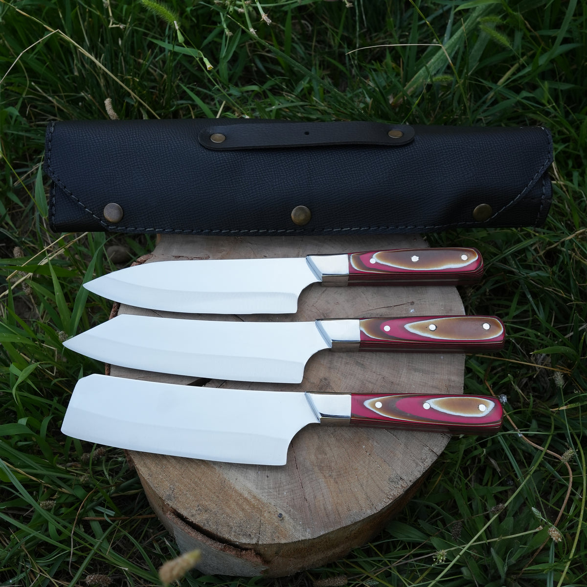 Ergonomik verzalit saplı, uzun ömürlü ve şık mutfak bıçağı