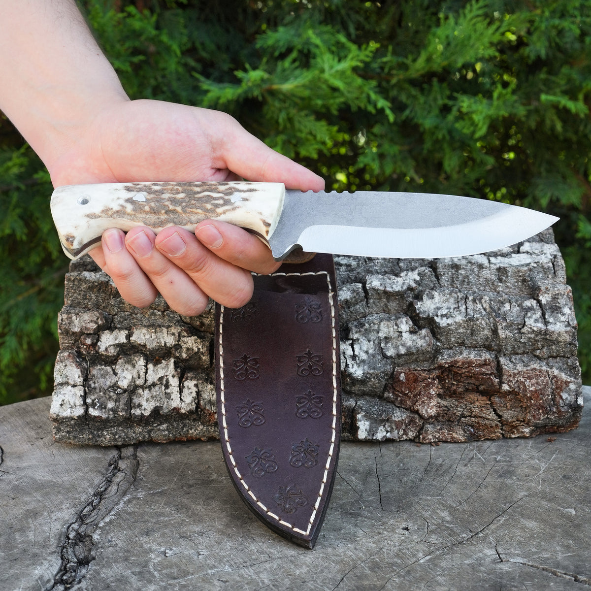 Av Bıçağı 24 Cm - Geyik Boynuzu Sap