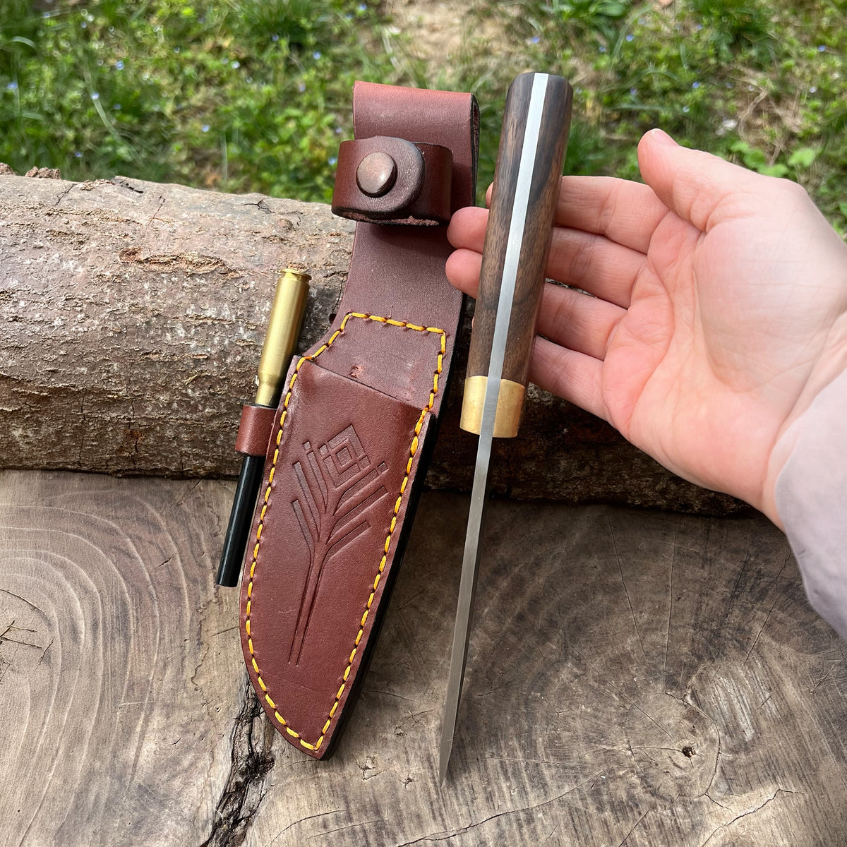 Bushcraft - Magnezyum Çubuklu - N690 Çelik