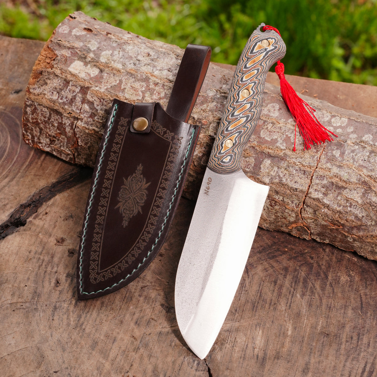 Şef Bıçağı – N690 Çelik – Gyutou Model – Verzalit Saplı Profesyonel Seri