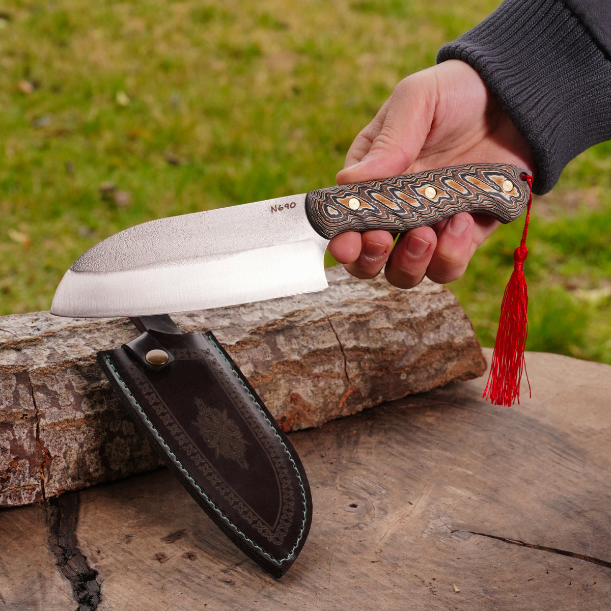 Şef Bıçağı – N690 Çelik – Gyutou Model – Verzalit Saplı Profesyonel Seri