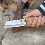 Pati İşlemeli Tanto Av Bıçağı - 24 Cm