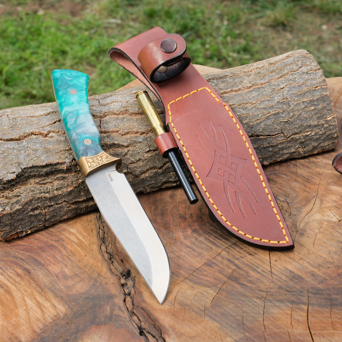 Bushcraft - Magnezyum Çubuklu - N690 Çelik