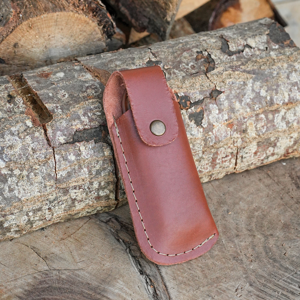 Çakı Kılıfı - Gerçek Veketa Özel Deri