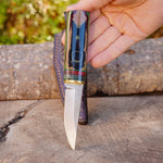 Puukko Model - N690 Çeliği - Japon Kaplama G-Carta Sap