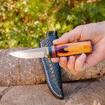 Puukko Model - N690 Çeliği - Japon Kaplama G-Carta Sap