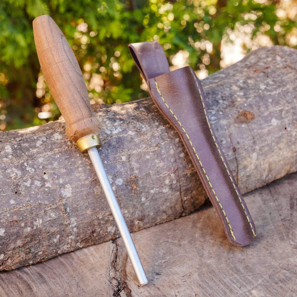 Profesyonel Bıçak Bileme Masatı – Ceviz Saplı – Çelik Gövde