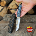 Koleksiyonluk ve Hediyelik Bıçak 24K Altın Kaplama Özel Gravür İşlemeli - Kadife Kutulu