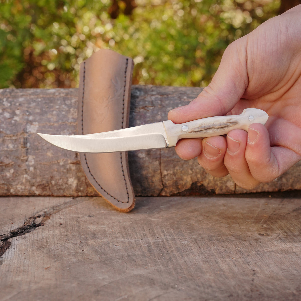 Bel Model 15 Cm - Geyik Boynuzu Sap