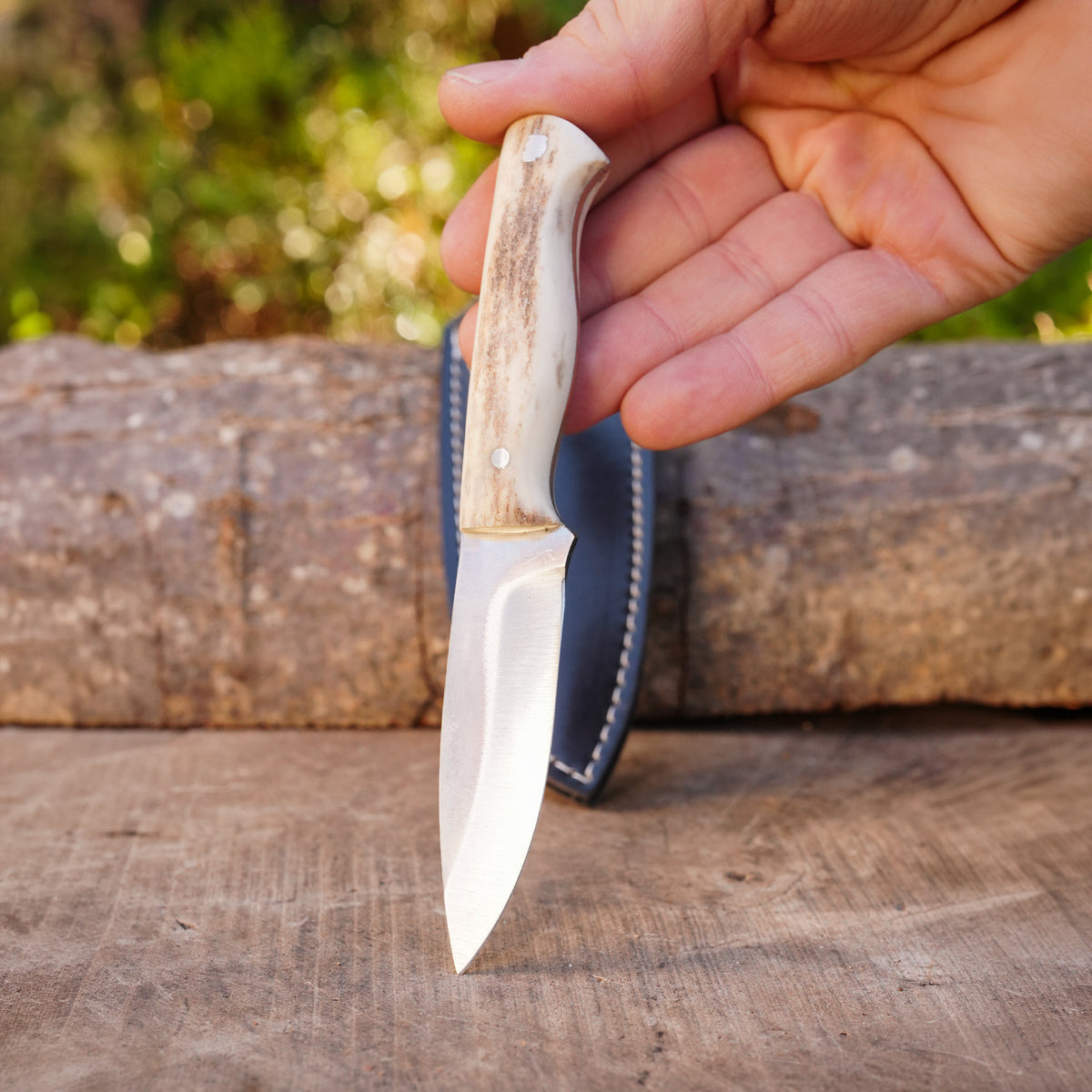 Bushcraft 15 Cm - Geyik Boynuz Sap