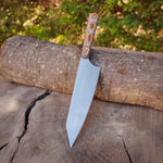 4 Parça Profesyonel Mutfak Bıçak Seti – Hasır Çanta ve Kesme Tahtası Hediyeli!