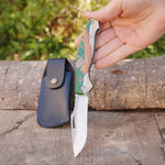 Katlanır Model 21 Cm - Çulluk Kuşu Desenli