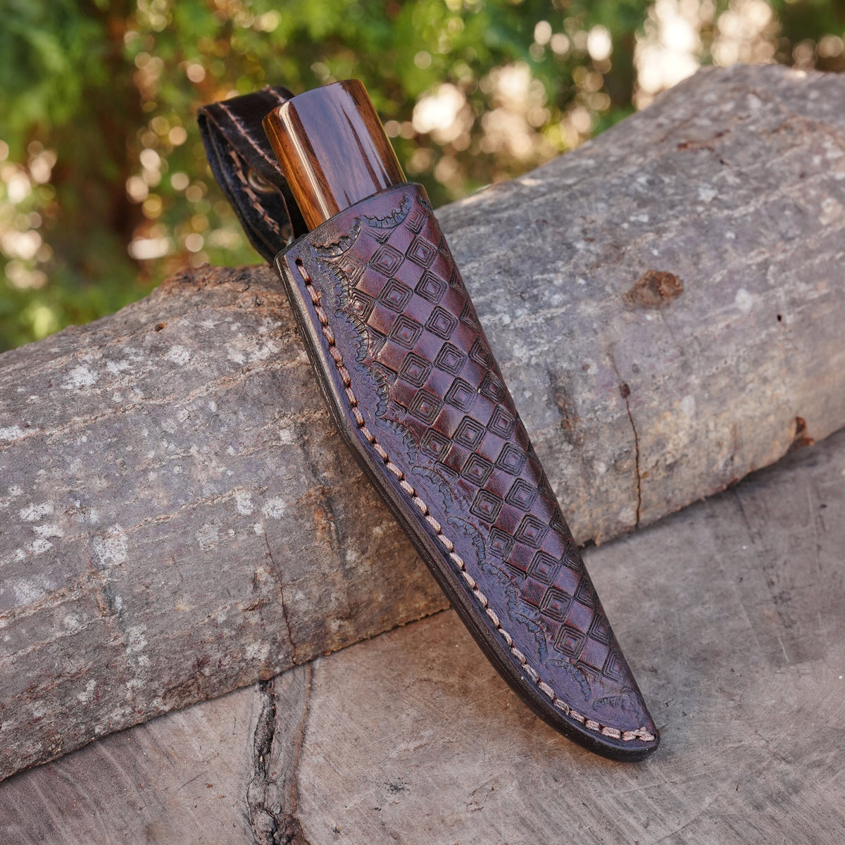 Puukko Model - N690 Çeliği - Japon Kaplama Ceviz Sap