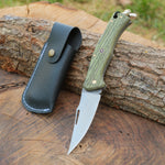 Ceviz ağacı saplı 4034 Alman paslanmaz çelik katlanır model