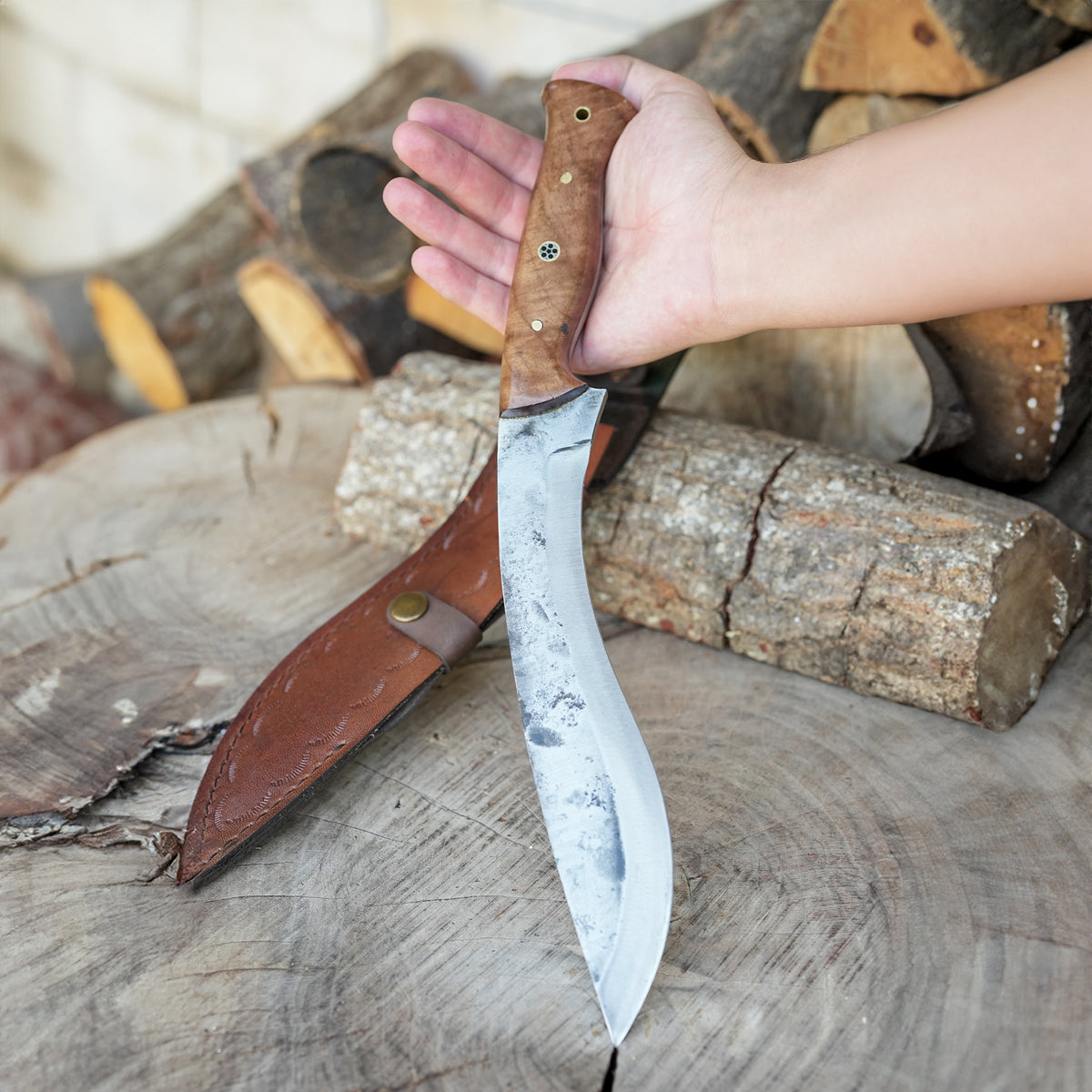 Koleksiyonlara uygun estetik tasarımlı dövme makas çeliği Yatağan bıçak