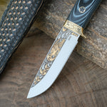 El yapımı, paslanmaz ve yüksek sertlikte bıçak tasarımı