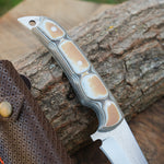 El işçiliğiyle detaylandırılmış yatagan üretimi dayanıklı bıçak tasarımı