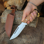 El işçiliğiyle üretilmiş doğal ceviz saplı Yatağan modeli