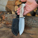 Kamp ve doğa aktiviteleri için uygun paslanmaz çelik bıçak