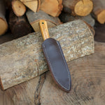 Hafifliğiyle doğa yürüyüşlerinde tercih edilen mini el yapımı bıçak Köse Mehmet ustalığıyla hazırlanmış4116 paslanmaz