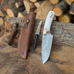 Doğal geyik boynuzu sap ile özel tasarıma sahip Yatağan üretimi bıçak