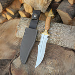 Yatağan kasabasında üretilmiş özel ve dengeli el yapımı bıçak