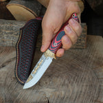 Keskin N690 çelik bıçak, avcılık ve kamp için ideal tasarım