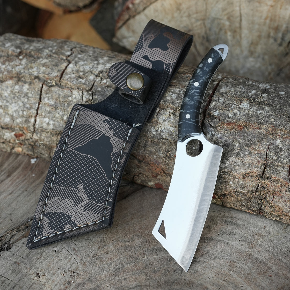 Dayanıklı ve hafif epoksi saplı Yatağan bıçağı