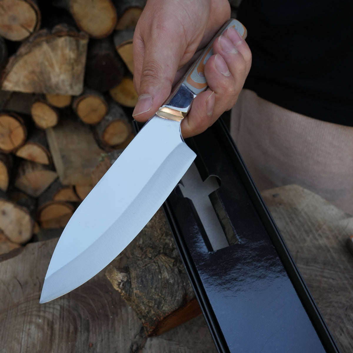 Keskinliği uzun süre koruyan Alman çelikten şef bıçağı