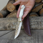 57 HRC sertlik seviyesine sahip, keskinliği uzun süre koruyan N690 çelik bıçak