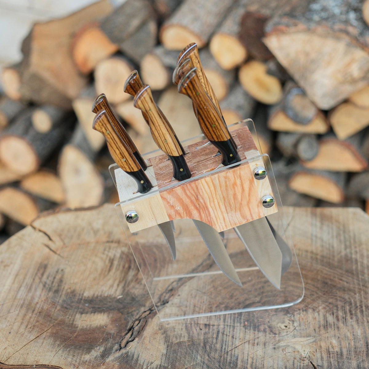 Profesyonel mutfaklarda kullanım için ideal bıçak seti