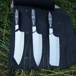 El işçiliğiyle üretilmiş, estetik ve fonksiyonel şef bıçağı