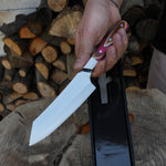 El işçiliğiyle hazırlanmış estetik ve fonksiyonel şef bıçağı